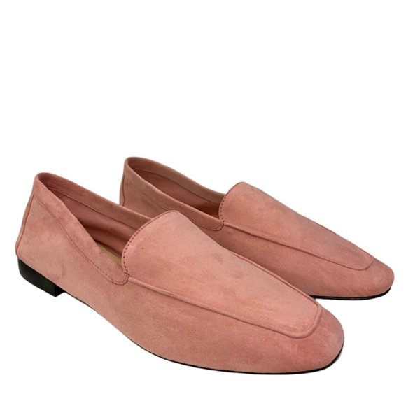 Andrea Carrano Mare Loafers Suede Dusty Pink NWB - Picture 2 of 6